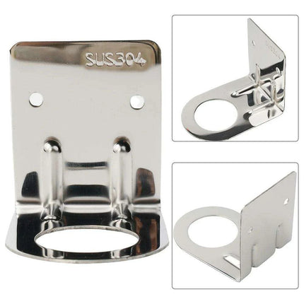 Versatile Stainless Steel Wall-Mounted Shower Organizer with Adjustable Bottle Storage - Très Elite