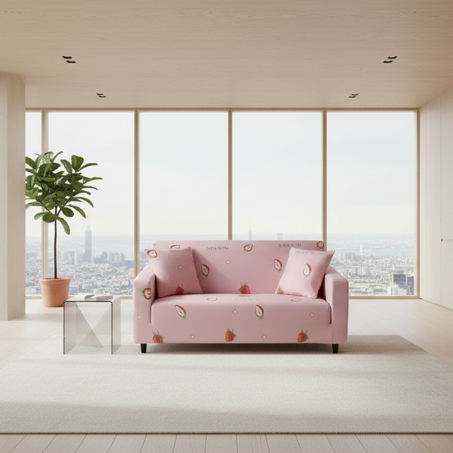 Stretchable Sofa Protector Cover for Chairs, Loveseats, and L-Shaped Sofas