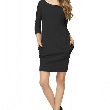 Versatile Tessita Boat Neck Active Dress - Stylish Comfort for All-Day Wear - Très Elite
