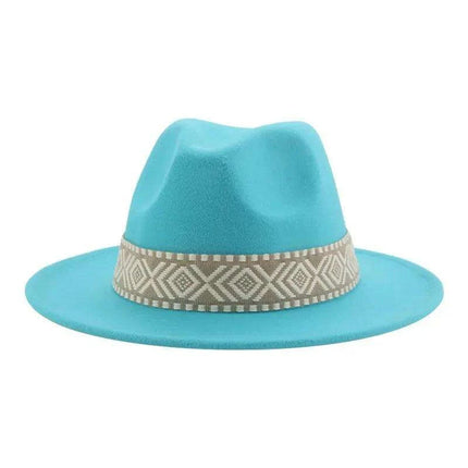 Versatile Unisex Panama Cowboy Hat - Wide Brim Fedora in Classic Camel, Black, and White Felt Options - Très Elite