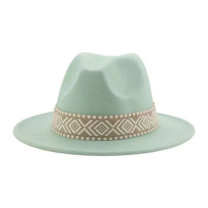 Versatile Unisex Panama Cowboy Hat - Wide Brim Fedora in Classic Camel, Black, and White Felt Options - Très Elite