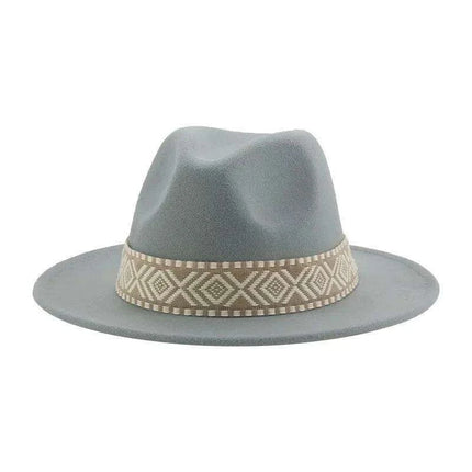 Versatile Unisex Panama Cowboy Hat - Wide Brim Fedora in Classic Camel, Black, and White Felt Options - Très Elite