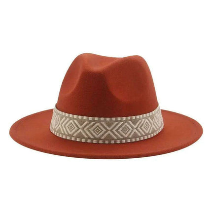 Versatile Unisex Panama Cowboy Hat - Wide Brim Fedora in Classic Camel, Black, and White Felt Options - Très Elite