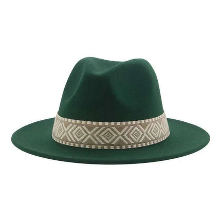 Versatile Unisex Panama Cowboy Hat - Wide Brim Fedora in Classic Camel, Black, and White Felt Options - Très Elite