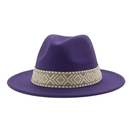 Versatile Unisex Panama Cowboy Hat - Wide Brim Fedora in Classic Camel, Black, and White Felt Options - Très Elite