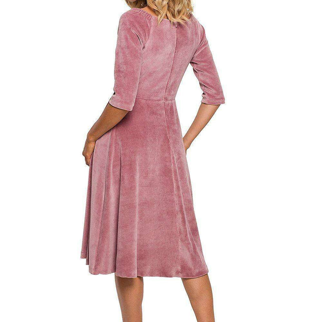 Versatile Velvet Evening Dress