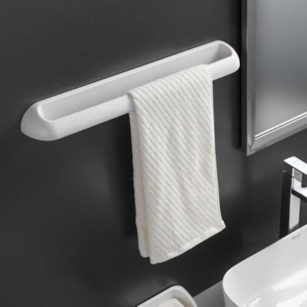 Versatile Wall-Mounted Storage Rack for Towels and Slippers..