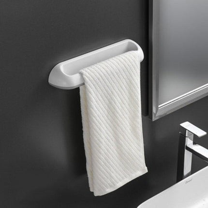 Versatile Wall-Mounted Storage Rack for Towels and Slippers..