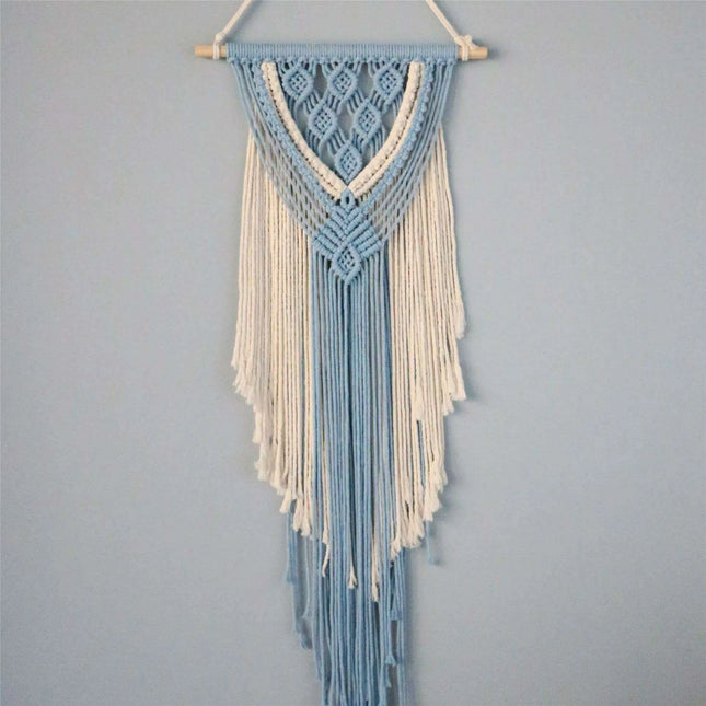 Vibrant Bohemian Dreamcatcher Wall Art with Intricate Macrame Detailing