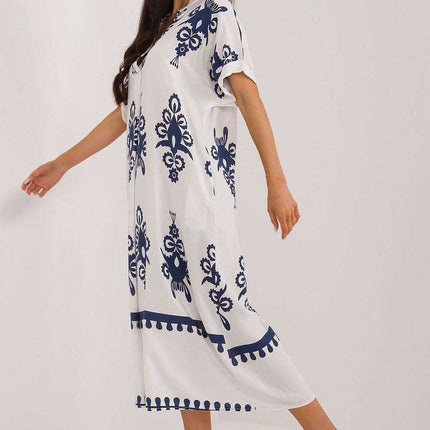 Vibrant Boho Midi Dress for Summer Elegance European - Très Elite
