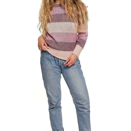 Vibrant Colorblock Knit Sweater - Très Elite