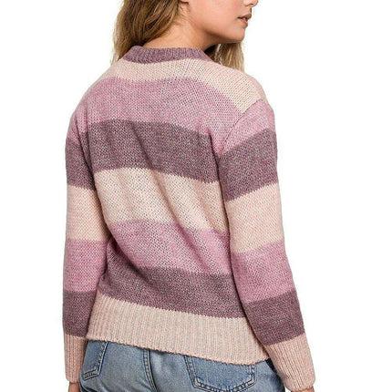 Vibrant Colorblock Knit Sweater - Très Elite