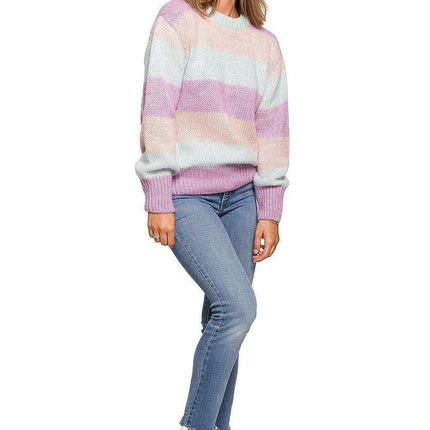 Vibrant Colorblock Knit Sweater - Très Elite
