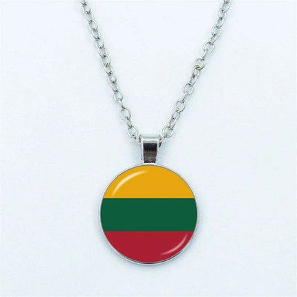 Vibrant Customizable Rainbow Glass Pendant Necklace for Love and Pride Celebration - Très Elite