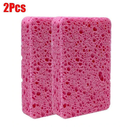 Vibrant Double-Sided Reusable Cleaning Sponges for Kitchen & Home – Choose from 1, 2, or 6 Pack Options - Très Elite