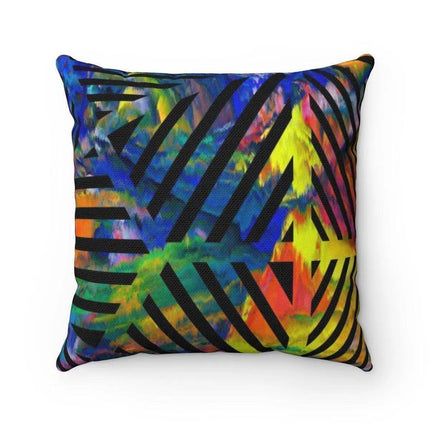 Vibrant Dual-Design Geometric Pillowcase - Stylish Home Accent - Très Elite