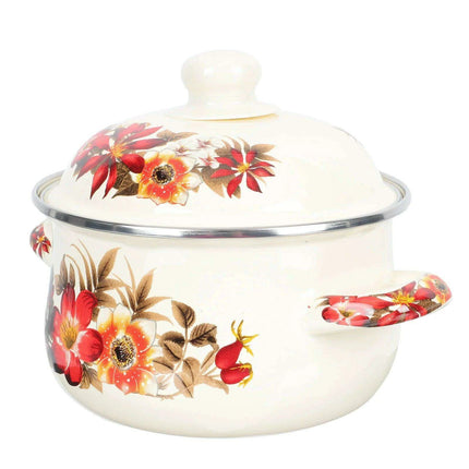 Vibrant Enamel Cookware: Multi-Functional Stockpot for Every Kitchen - Très Elite