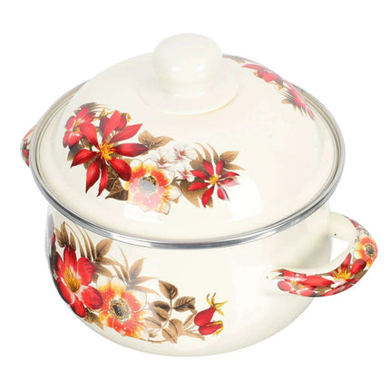 Vibrant Enamel Cookware: Multi-Functional Stockpot for Every Kitchen - Très Elite