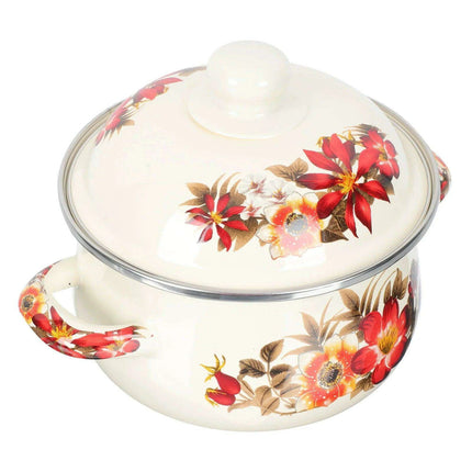 Vibrant Enamel Cookware: Multi-Functional Stockpot for Every Kitchen - Très Elite