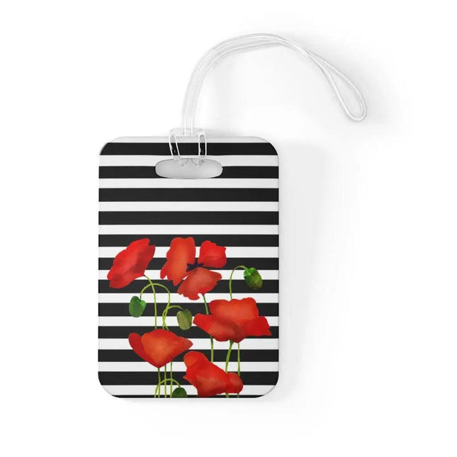 Vibrant Floral Luggage Tag - Waterproof and Stylish Travel Essential