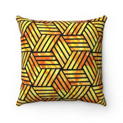 Vibrant Geometric Pattern Pillowcase with Hidden Zipper - Très Elite