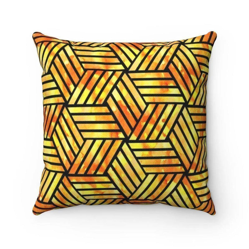 Vibrant Geometric Pattern Pillowcase with Hidden Zipper - Très Elite