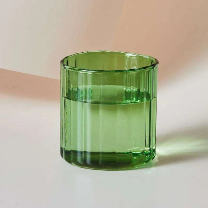 Vibrant Heat-Resistant Glass Mug Collection - Set of 6 Stylish Cups for Every Occasion - Très Elite