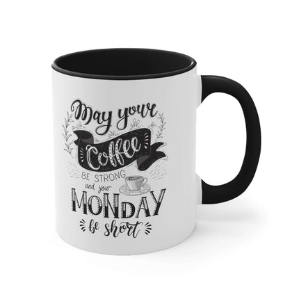 Vibrant Interior Two-Tone 11oz Custom Ceramic Coffee Mug - Très Elite