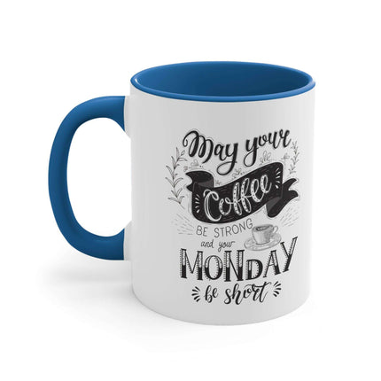Vibrant Interior Two-Tone 11oz Custom Ceramic Coffee Mug - Très Elite