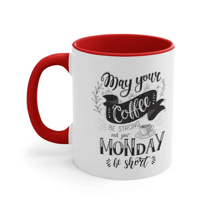 Vibrant Interior Two-Tone 11oz Custom Ceramic Coffee Mug - Très Elite