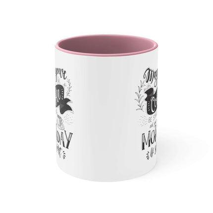 Vibrant Interior Two-Tone 11oz Custom Ceramic Coffee Mug - Très Elite