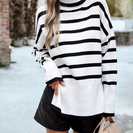 Vibrant Knit Sweater for Women - A Fall and Winter Essential - Très Elite