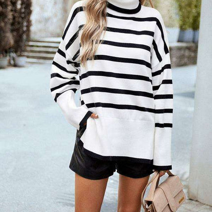 Vibrant Knit Sweater for Women - A Fall and Winter Essential - Très Elite