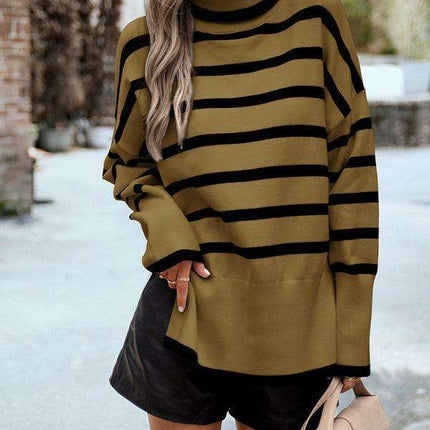 Vibrant Knit Sweater for Women - A Fall and Winter Essential - Très Elite