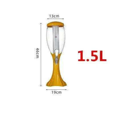 Vibrant LED Party Beverage Dispenser 1.5L - Elevate Your Entertaining Experience - Très Elite