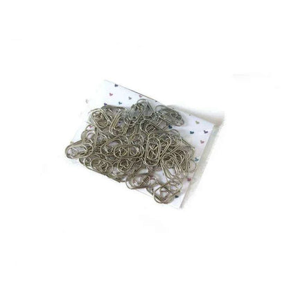 Vibrant Metal Paper Clips - 50-Pack - Essential for Efficient School and Office Organization..