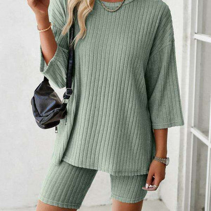 Vibrant Mid-Sleeve Suit for Effortless Sophistication - Très Elite