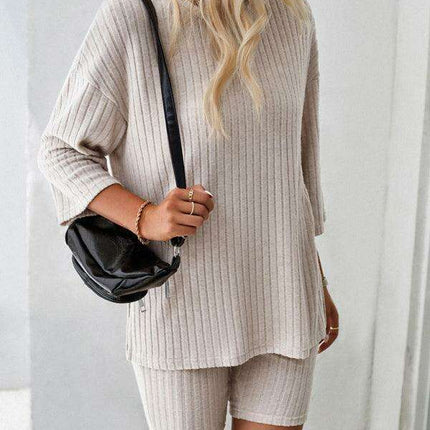 Vibrant Mid-Sleeve Suit for Effortless Sophistication - Très Elite
