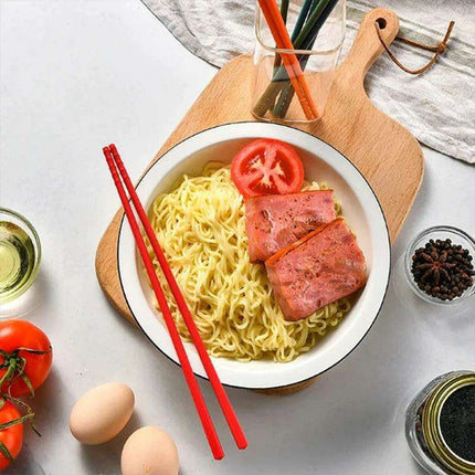 Vibrant Non-Slip Silicone Chopsticks Set for Sushi and Noodle Lovers - Très Elite