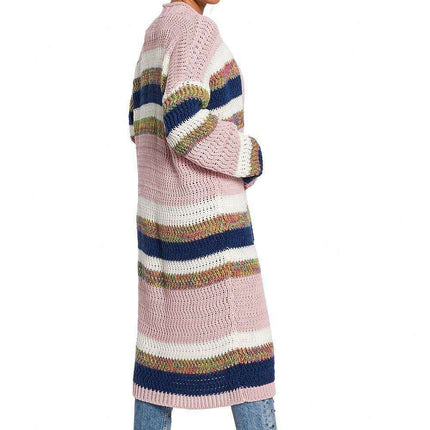 Vibrant Oversized Knit Cardigan Wrap - Très Elite
