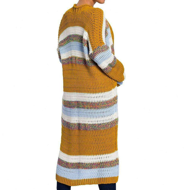 Vibrant Oversized Knit Cardigan Wrap