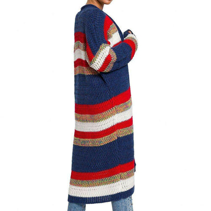 Vibrant Oversized Knit Cardigan Wrap - Très Elite