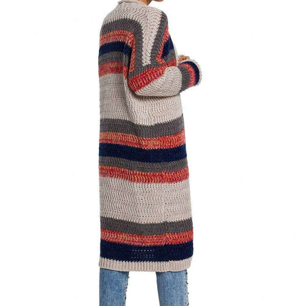 Vibrant Oversized Knit Cardigan Wrap - Très Elite