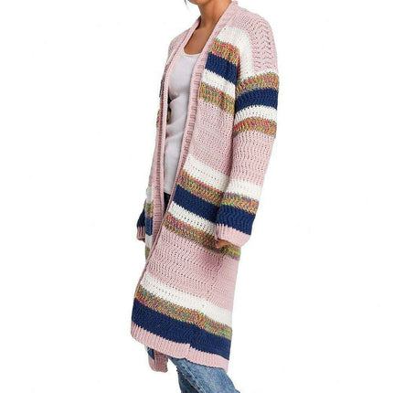 Vibrant Oversized Knit Cardigan Wrap - Très Elite
