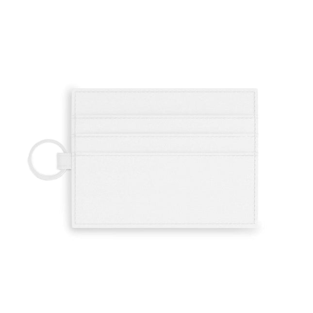 Vibrant Plaid Vegan Leather Card Holder