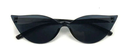 Vibrant Rimless Cat Eye Sunglasses for Fashion-Forward Summer Looks - Très Elite