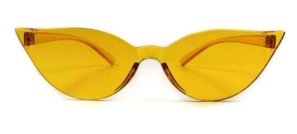 Vibrant Rimless Cat Eye Sunglasses for Fashion-Forward Summer Looks - Très Elite