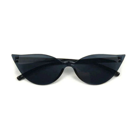 Vibrant Rimless Cat Eye Sunglasses for Fashion-Forward Summer Looks - Très Elite