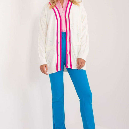 Vibrant Striped Knit Long Cardigan for Stylish Comfort - Très Elite