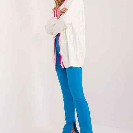 Vibrant Striped Knit Long Cardigan for Stylish Comfort - Très Elite